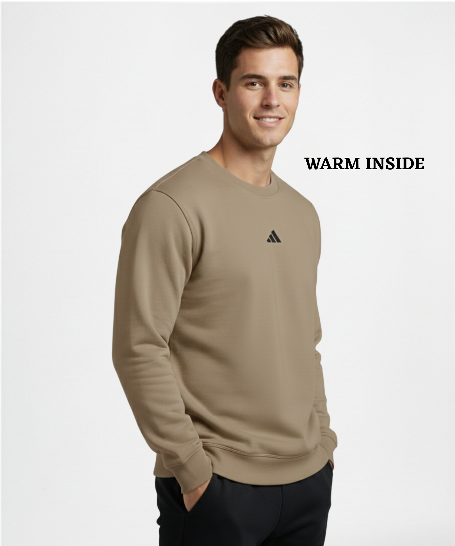 Premium Quality 3 Thread Cotton Lycra Sweatshirt (GSM 350) — view 4