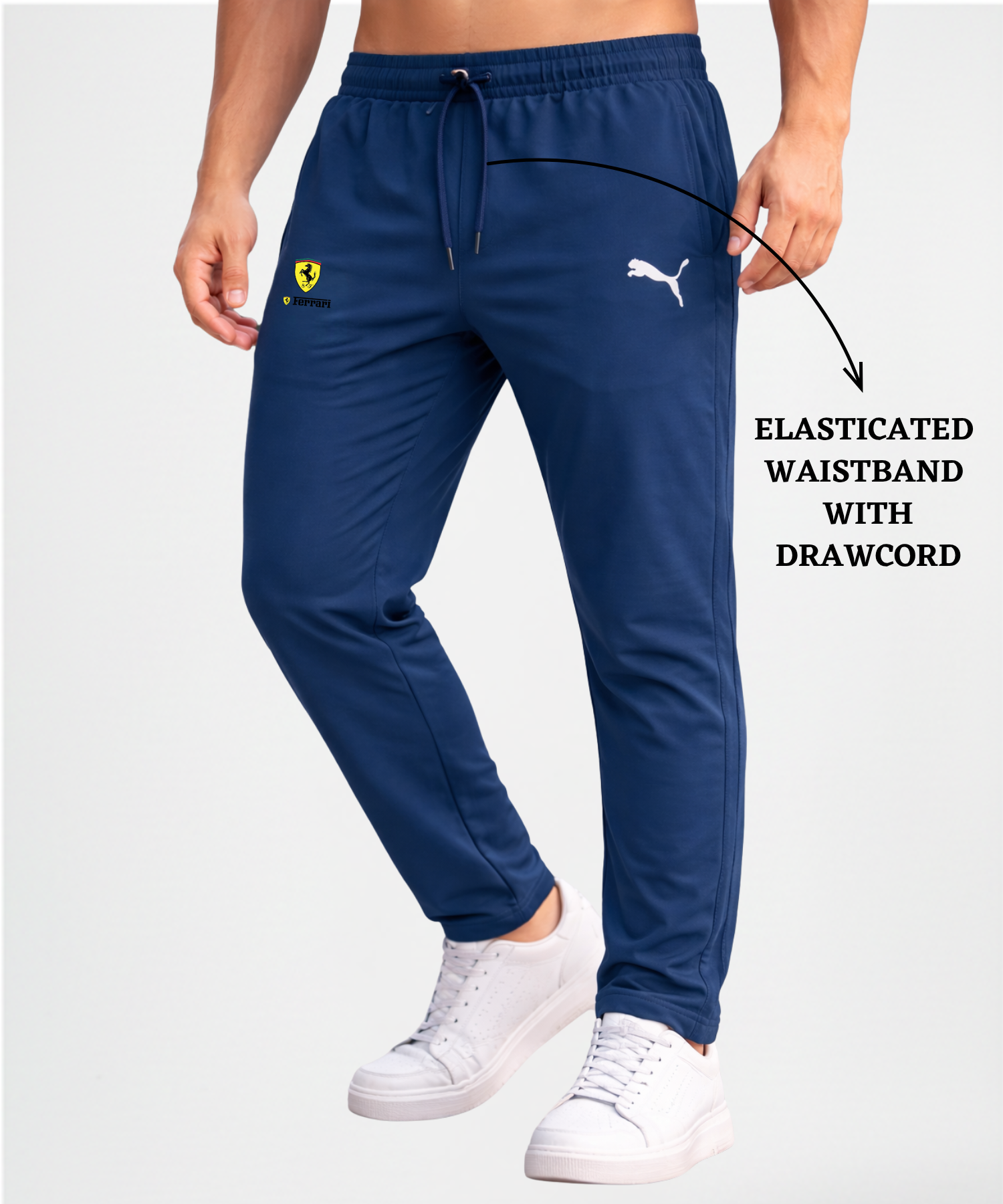 Imported Ns Parachute Lycra TrackPant (15% Lycra 145 GSM) — view 3