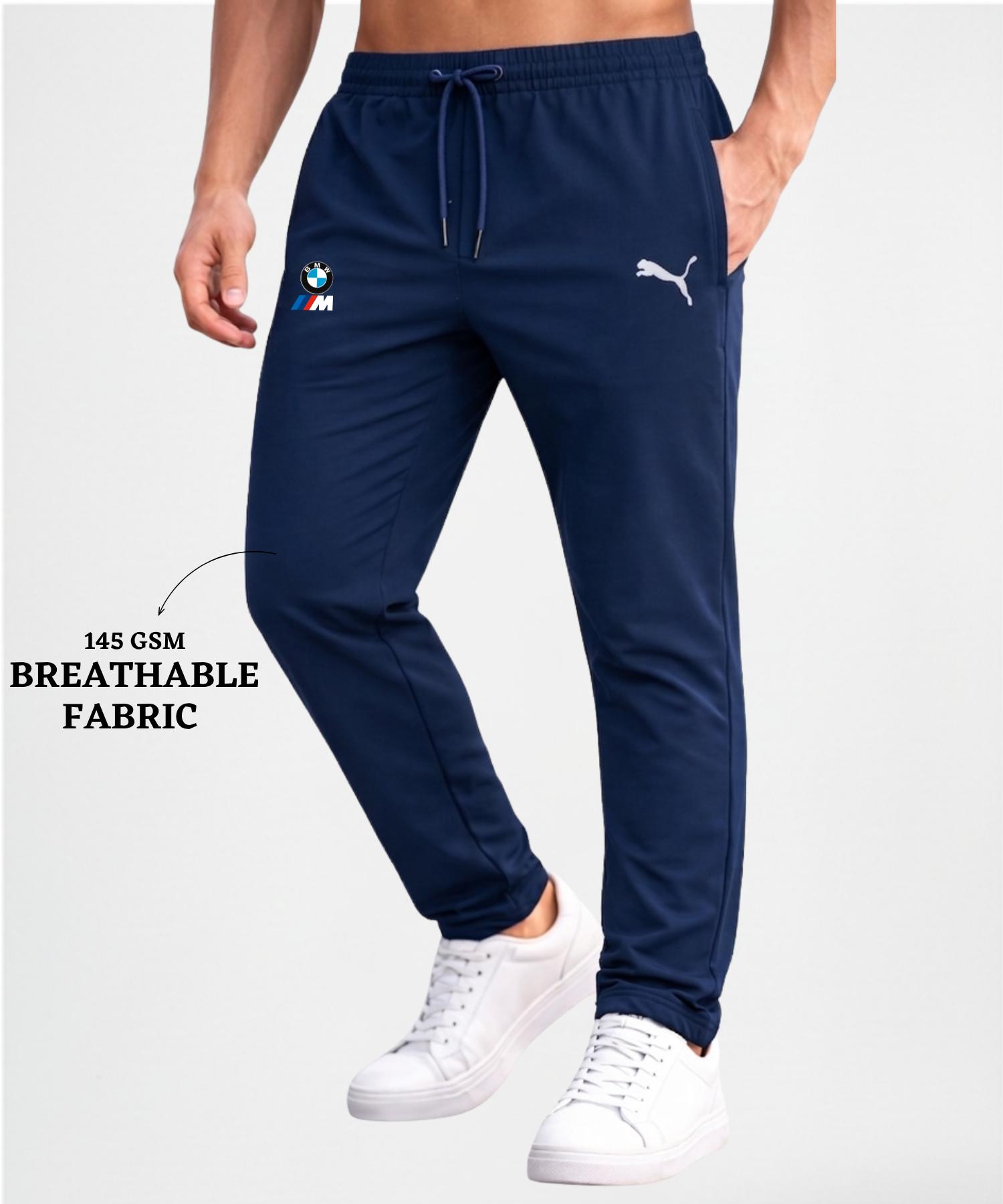 Imported Ns Parachute Lycra TrackPant (15% Lycra 145 GSM) — view 2