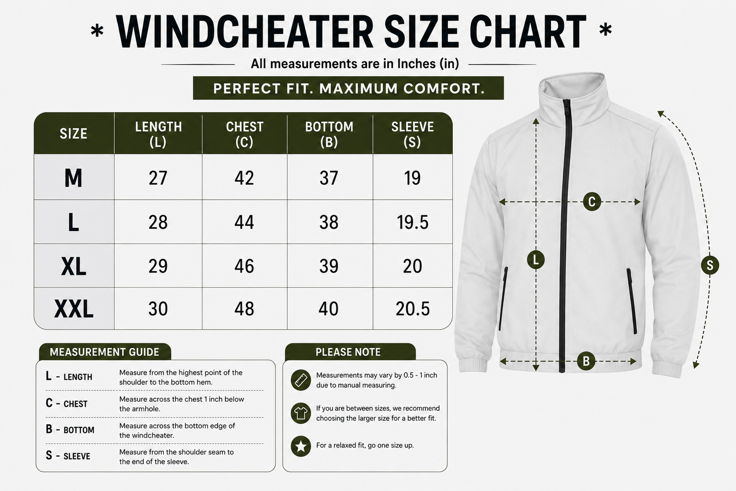 Imported Premium Feather Touch Windcheater Jackets With Inner Linning Fabric | 350 gsm | Regular Fit — view 9