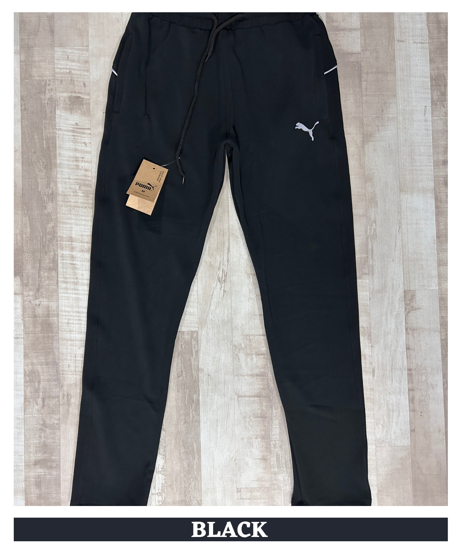 Imported Dobby Lycra TrackPant With Piping Details | GSM 250 | Slim Fit — view 4