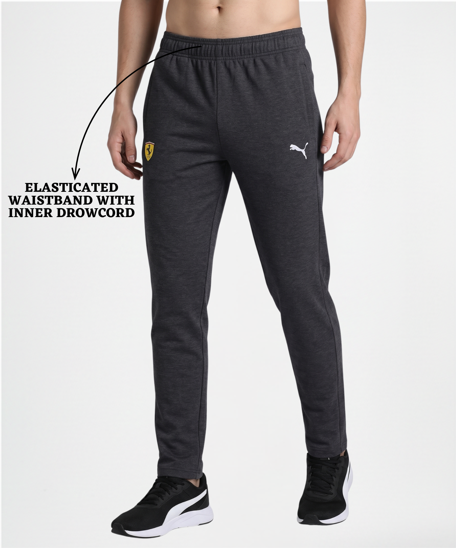 Imported Poly Cotton Lycra TrackPant (GSM 250) | Dual Branding Logo — view 4