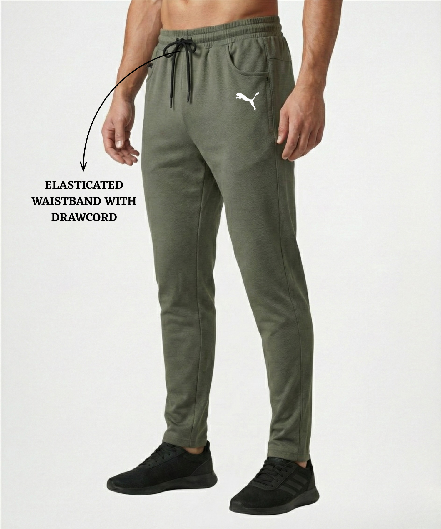 Imported Dobby Lycra Lower (GSM 250) | D-Pocket with Extra Coin Pocket — view 5