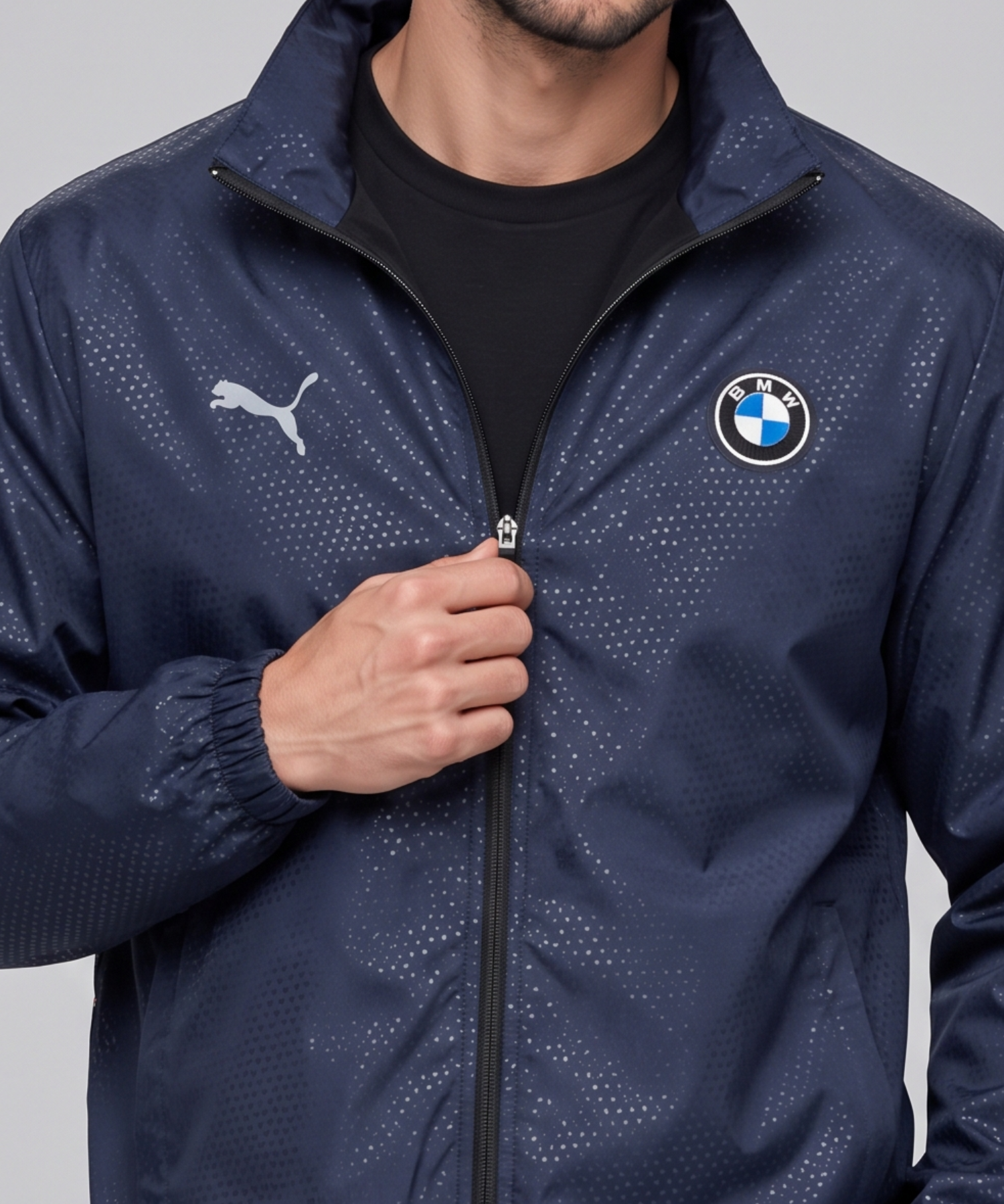 Imported Premium Quality TPU Embossed Windcheater With Inner Lining | Dual Branding Logo | GSM 350 | Regular Fit — view 5