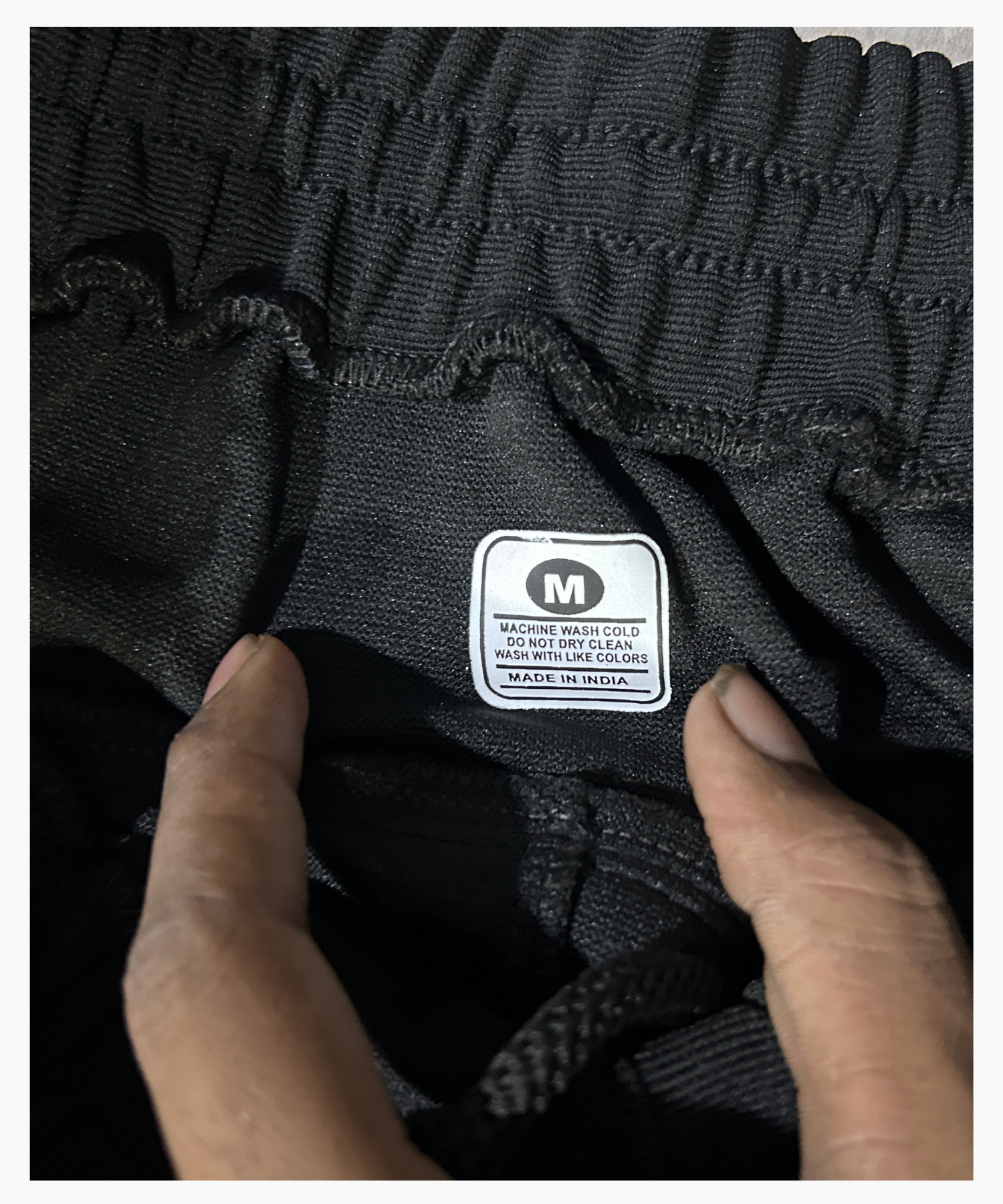 Imported Dobby Lycra Trackpant (GSM 280) Piping Details — view 9