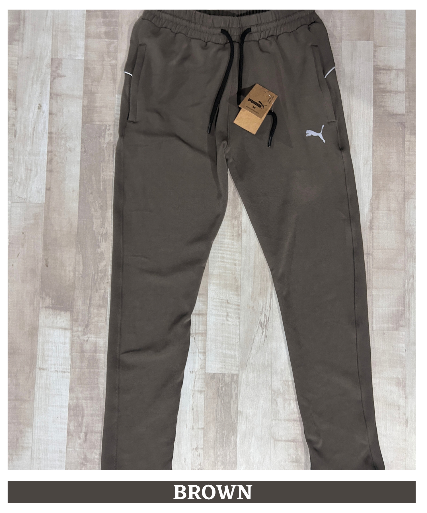 Imported Dobby Lycra TrackPant With Piping Details | GSM 250 | Slim Fit — view 2