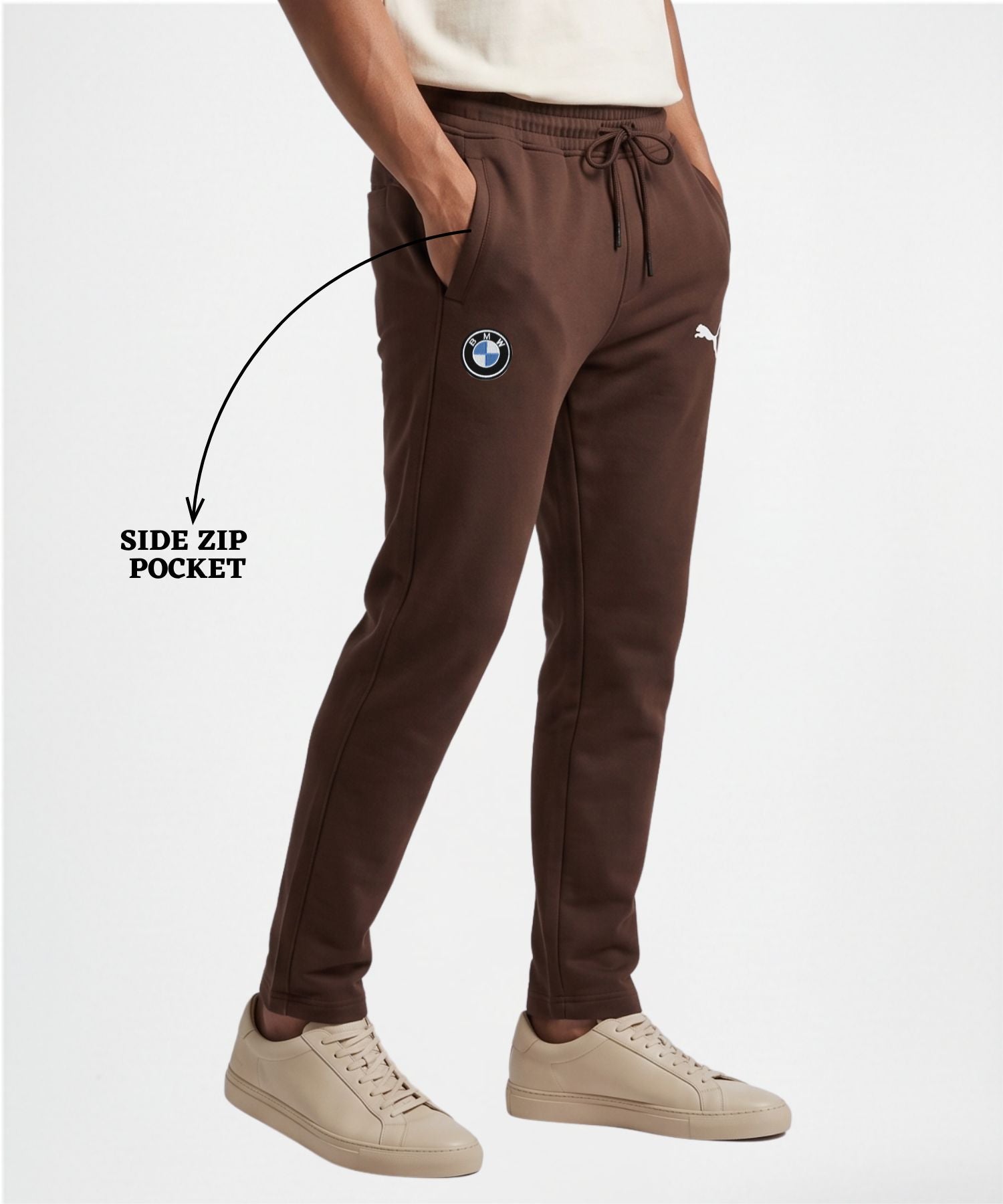 Premium Quality 100% Cotton Trackpant (GSM 250) | Dual Side Emboidery — view 4