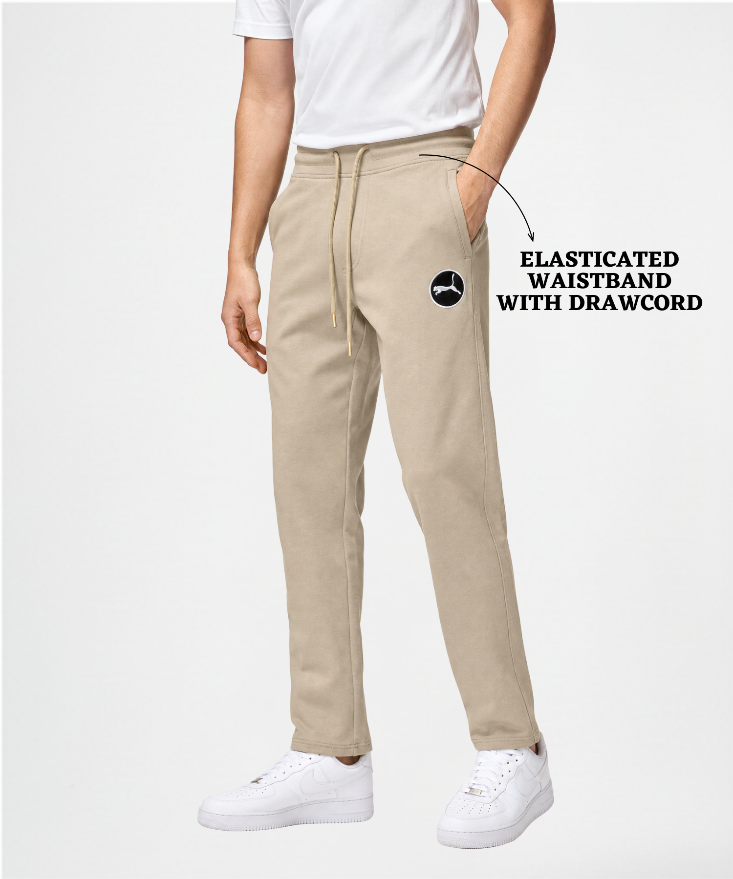 Men's Premium Quality 100% Cotton Trackpant (GSM 250) | Slim Fit — view 3