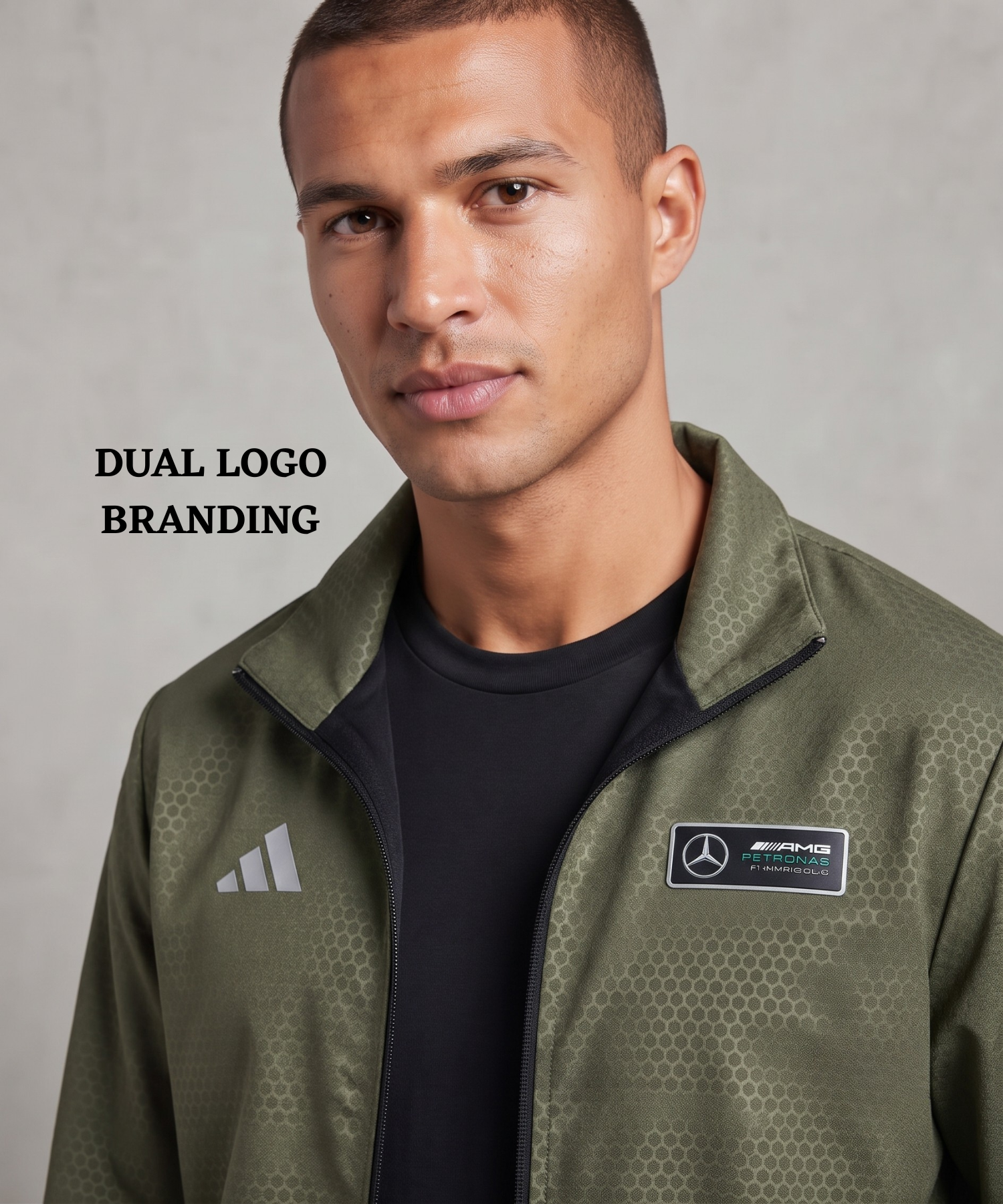 Imported Premium Quality TPU Embossed Windcheater With Inner Lining | Dual Branding Logo | GSM 350 | Regular Fit — view 5