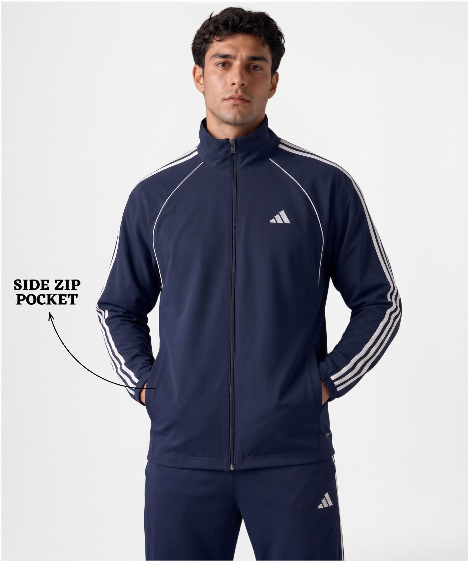 Men's Premium Imported Nylon crush Lycra Sports Jacket | Without Inner Fabric — view 6