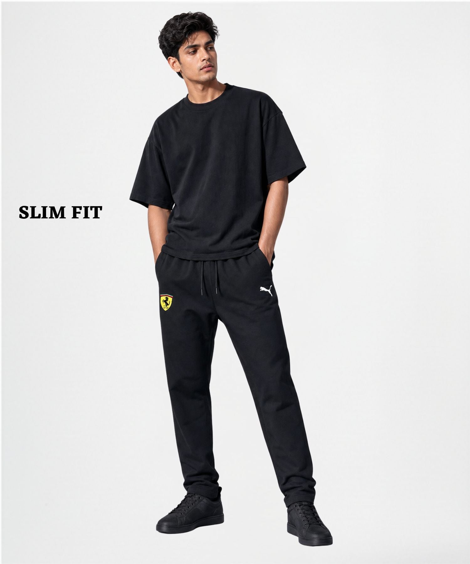 Premium Quality 100% Cotton Trackpant (GSM 250) | Slim Fit | Dual Side Emboidery — view 7