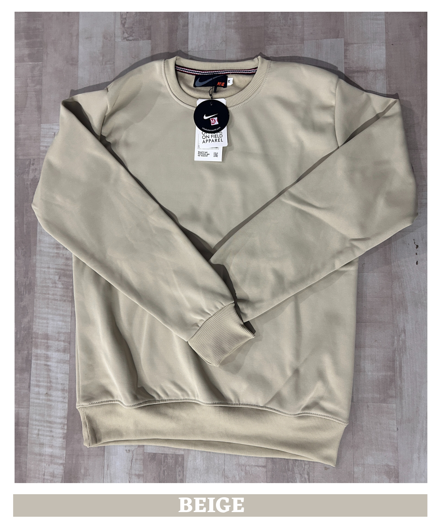 Imported Russian Fleece Lycra SweatShirts (GSM 350) — view 3