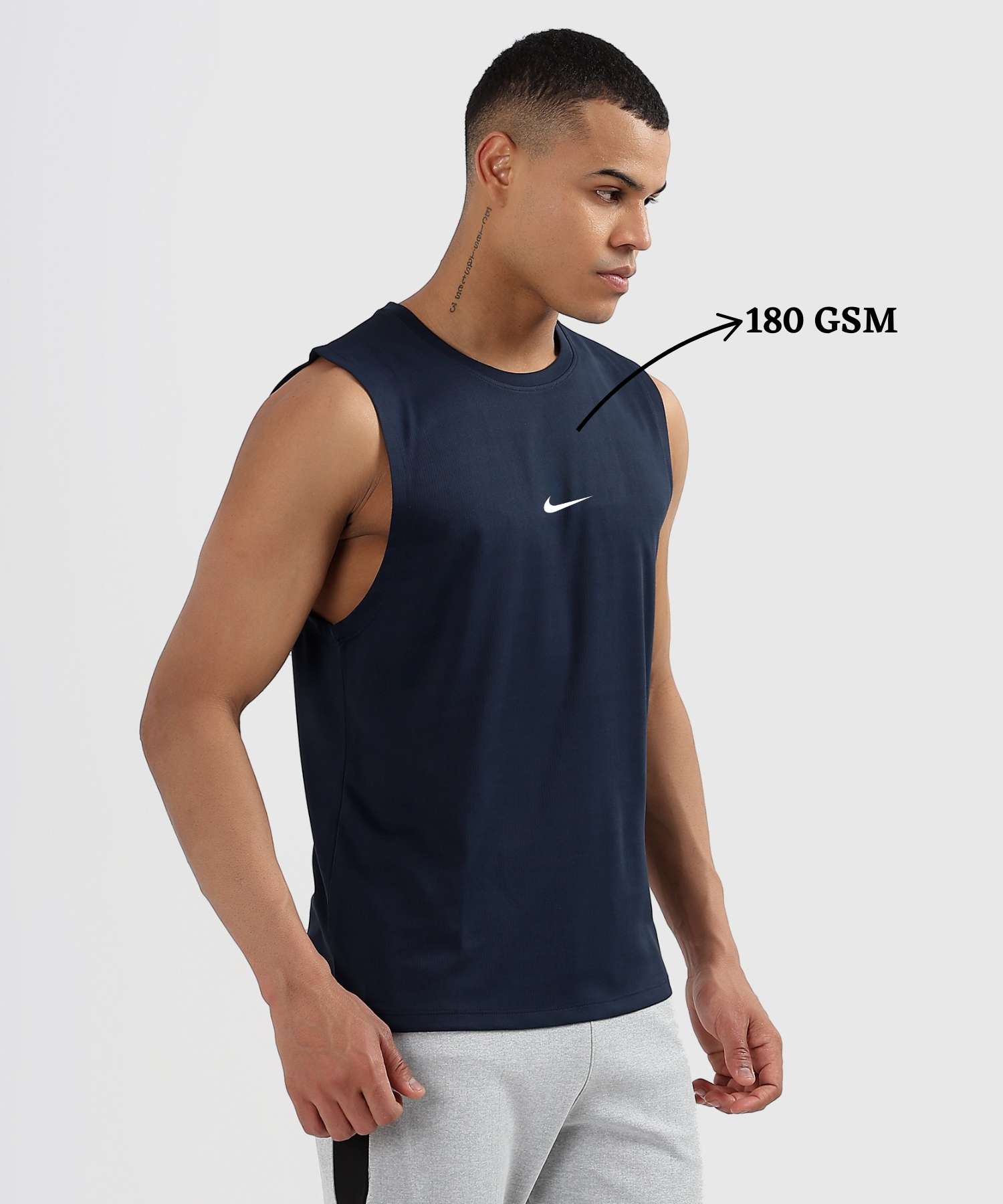 Imported Dotknit Lycra Sando (GSM 180) — view 3