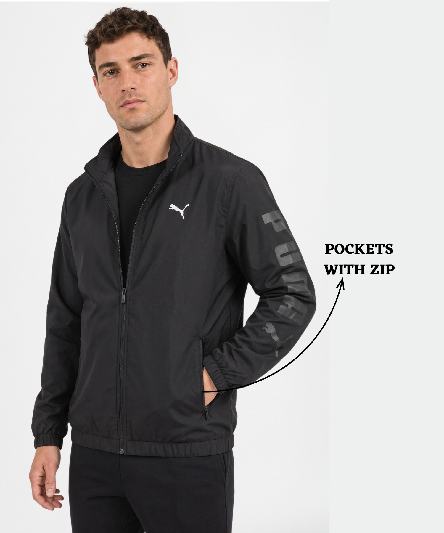 Imported Premium Feather Touch Windcheater Jackets With Inner Linning | 350 gsm | Regular Fit — view 5