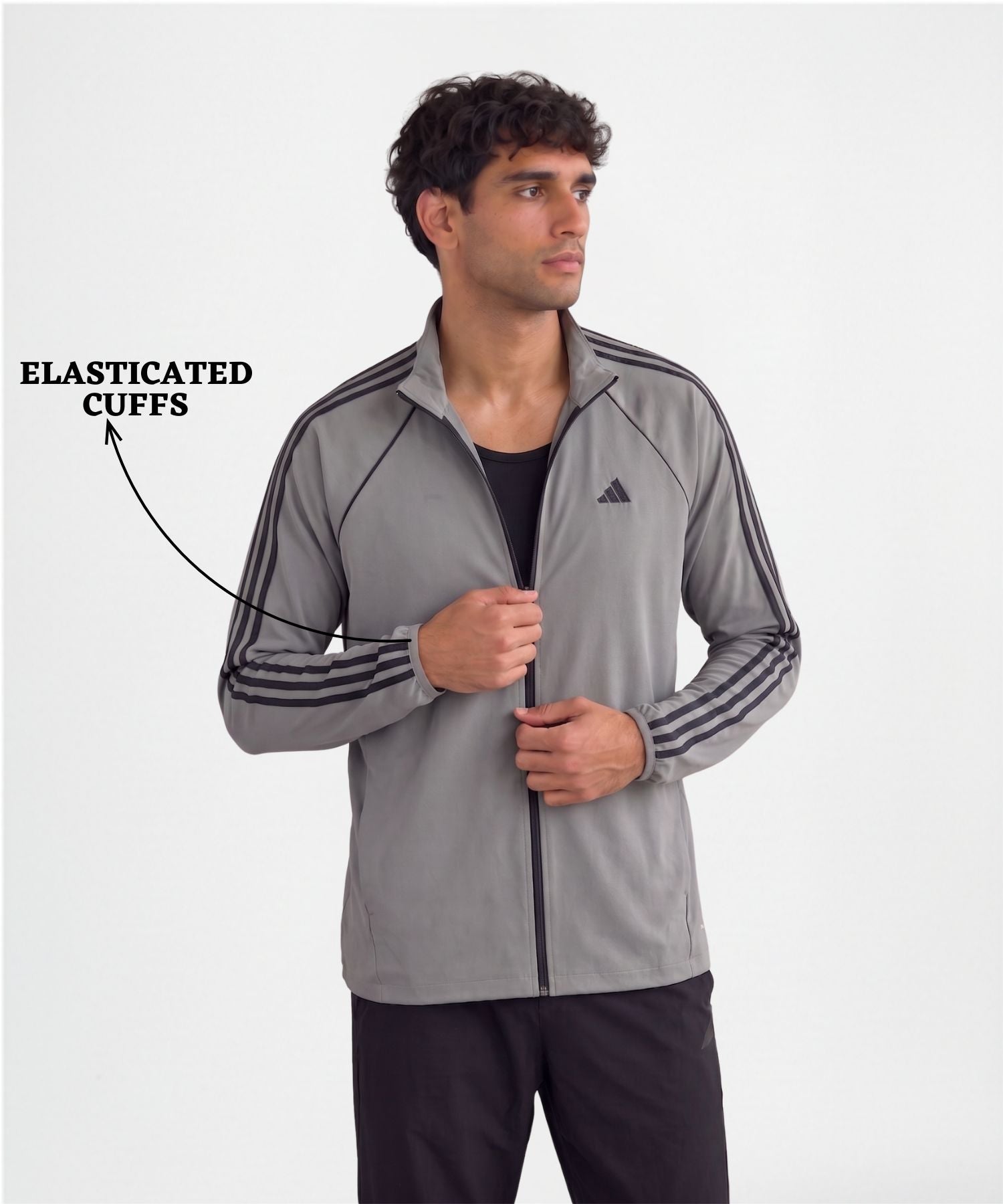 Men's Premium Imported Nylon crush Lycra Sports Jacket | Without Inner Fabric — view 4