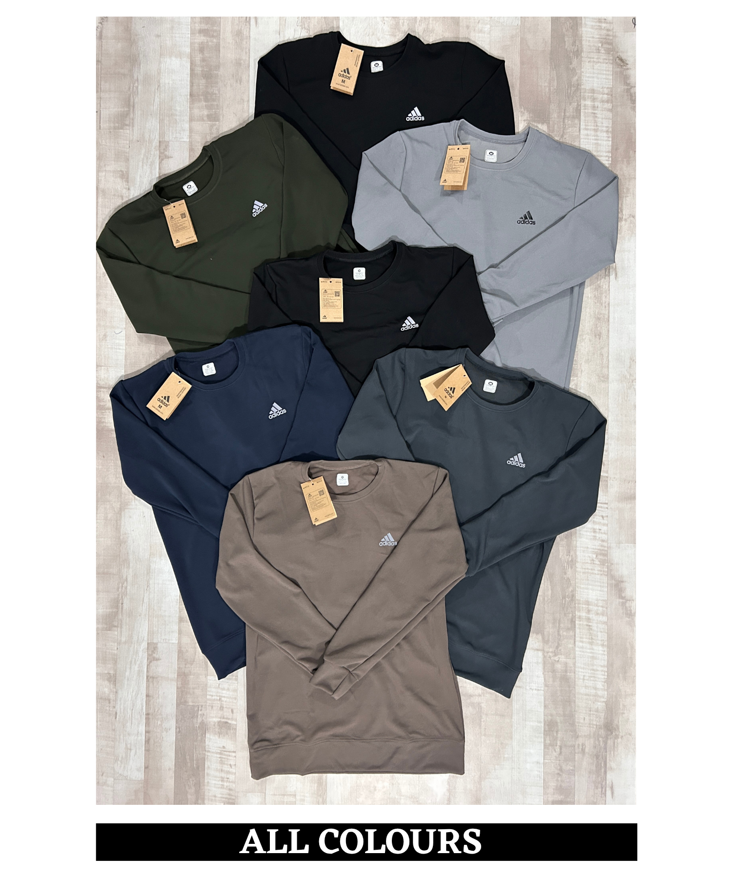 Imported Dobby Lycra Sweatshirt | GSM 250 | Regular Fit