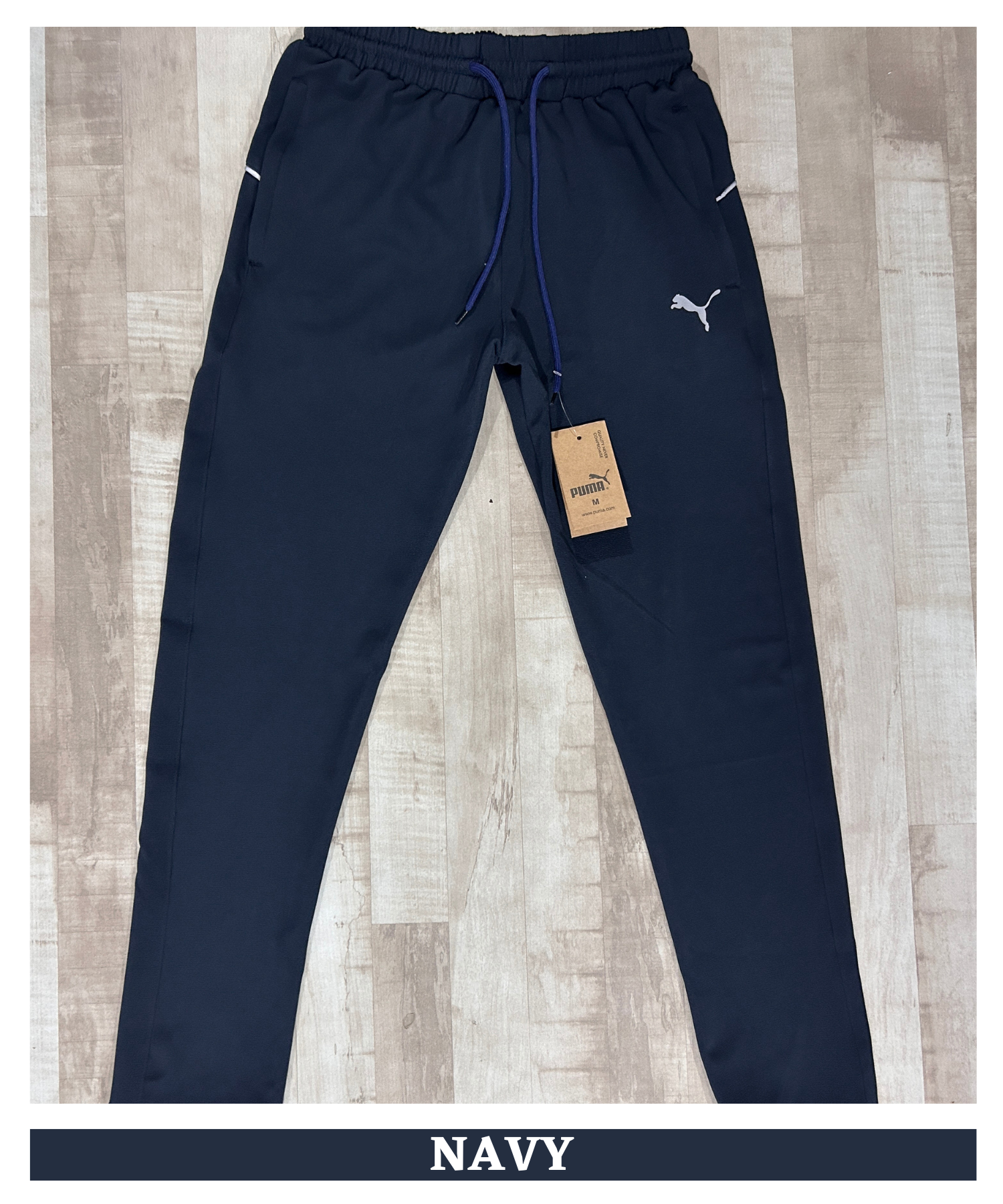 Imported Dobby Lycra TrackPant With Piping Details | GSM 250 | Slim Fit — view 8