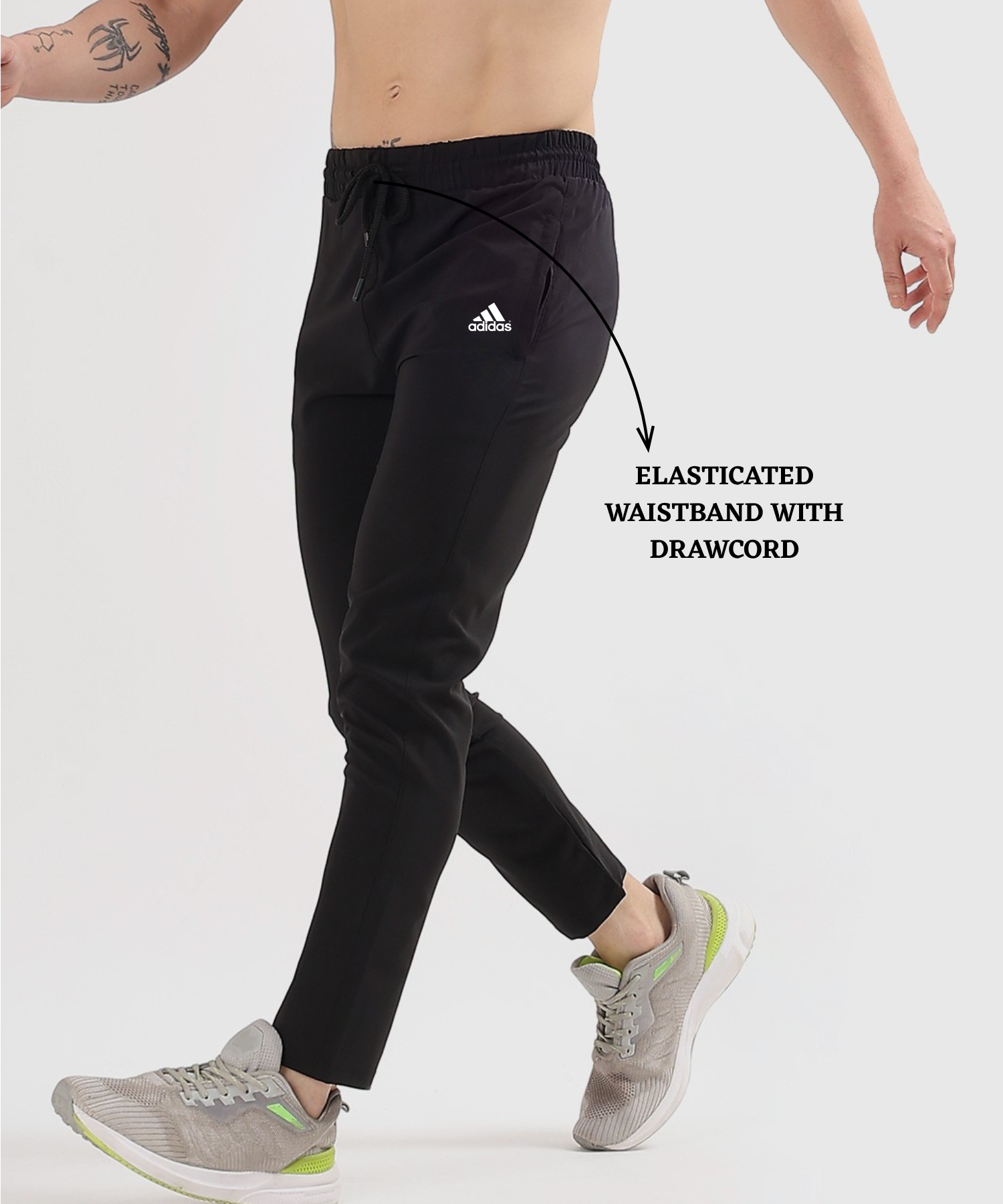 Imported Ns Parachute Lycra Trackpant (15% Lycra 145 GSM) — view 6