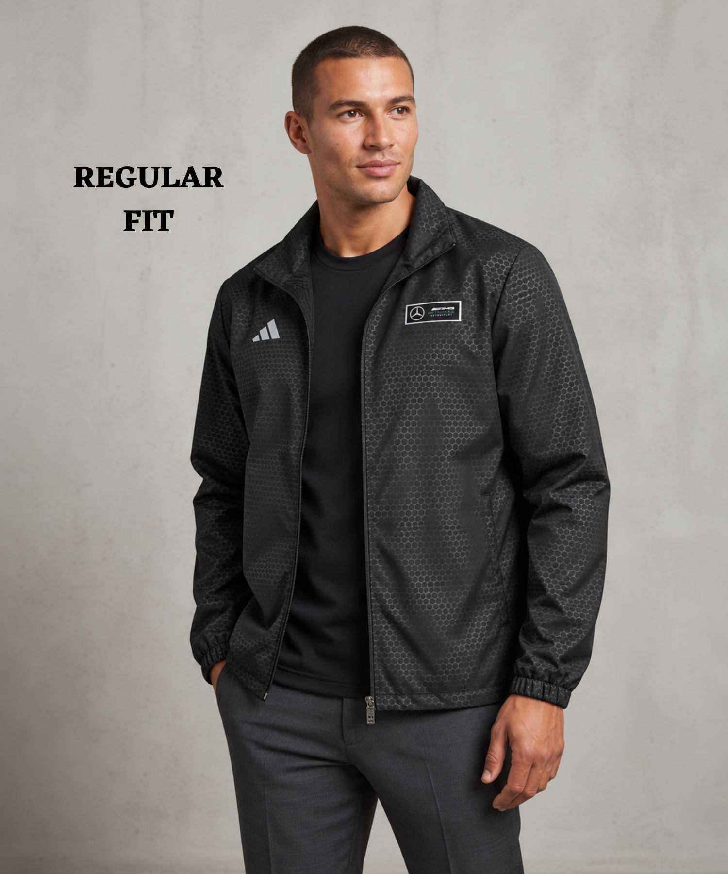 Imported Premium Quality TPU Embossed Windcheater With Inner Lining | Dual Branding Logo | GSM 350 | Regular Fit — view 8