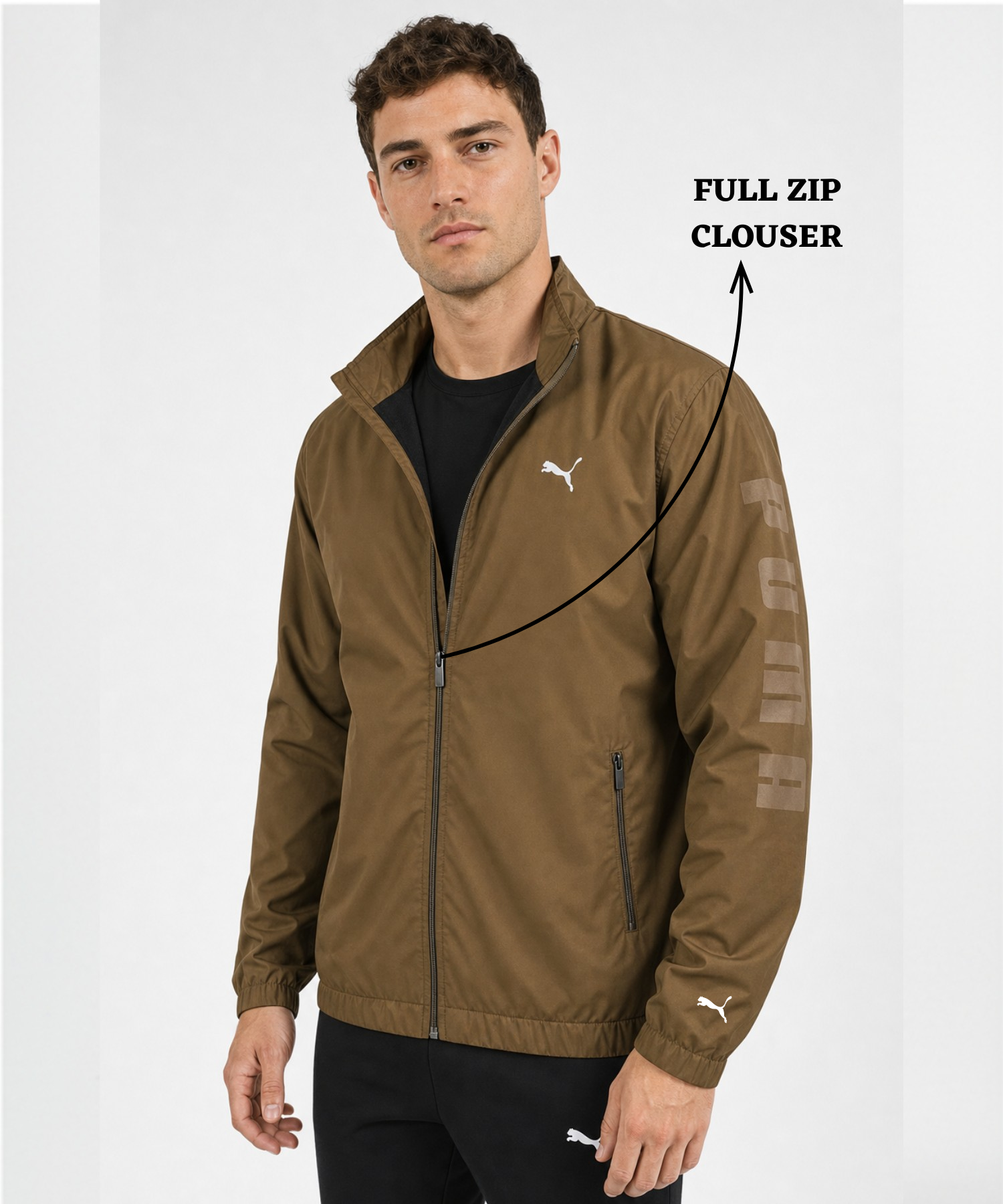 Imported Premium Feather Touch Windcheater Jackets With Inner Linning | 350 gsm | Regular Fit — view 4