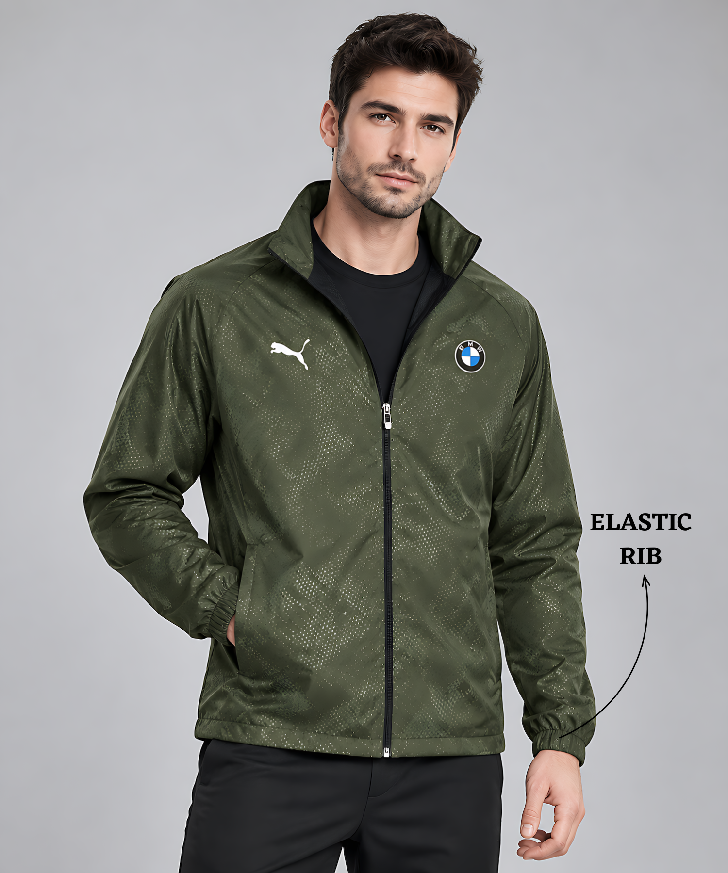 Imported Premium Quality TPU Embossed Windcheater With Inner Lining | Dual Branding Logo | GSM 350 | Regular Fit — view 8