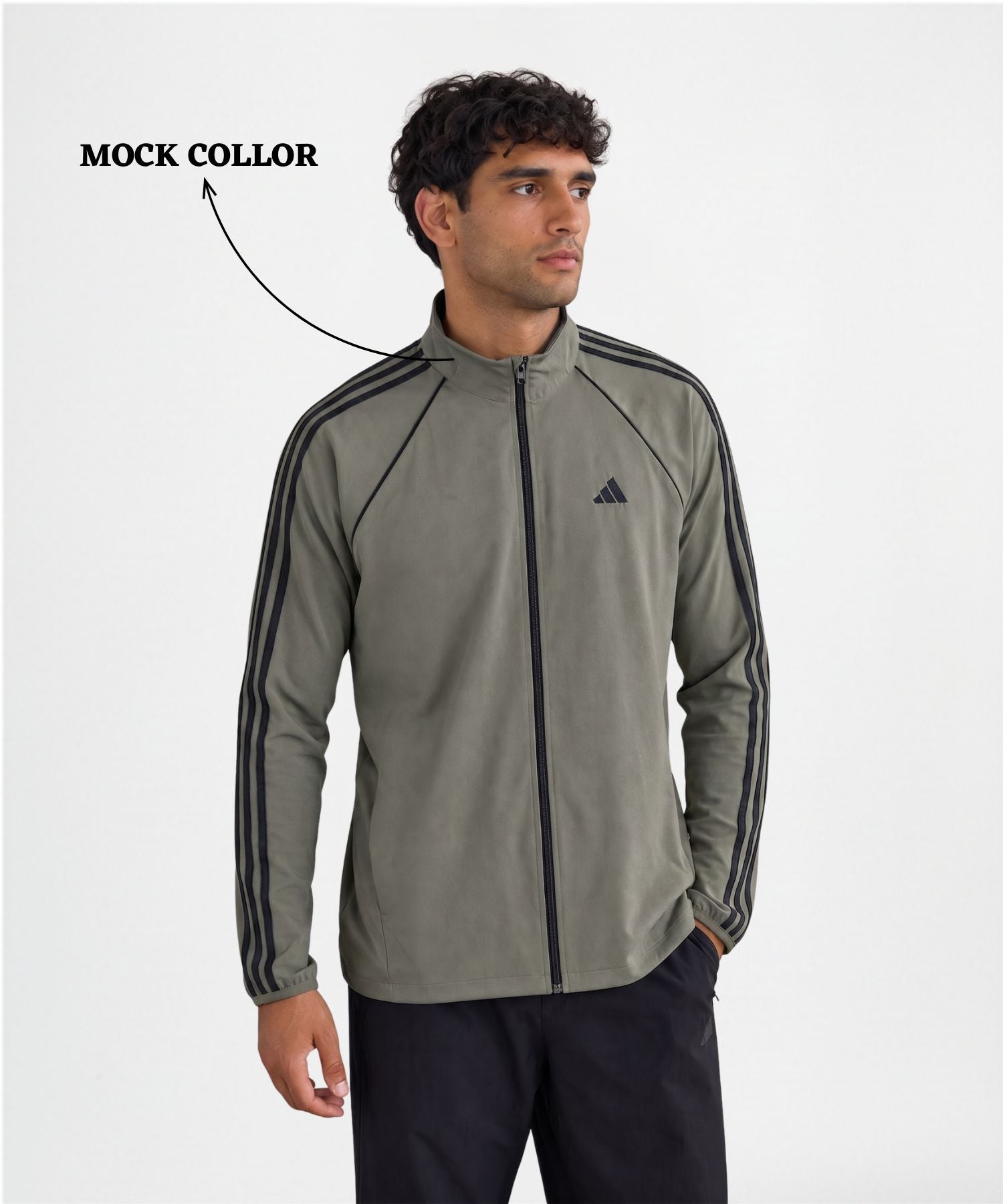 Men's Premium Imported Nylon crush Lycra Sports Jacket | Without Inner Fabric — view 5