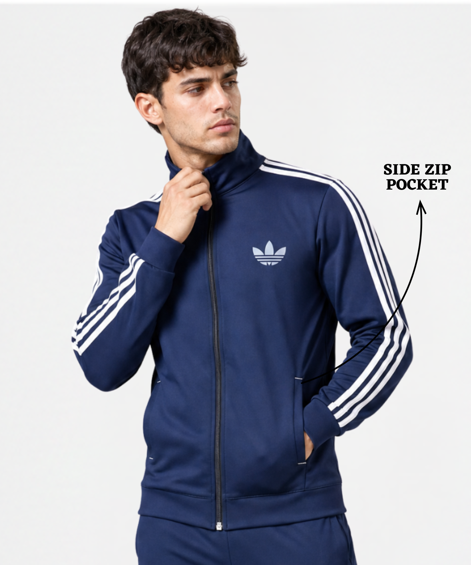 Man's Imported 4way Lycra Jackets | GSM 280 | Regular Fit — view 4