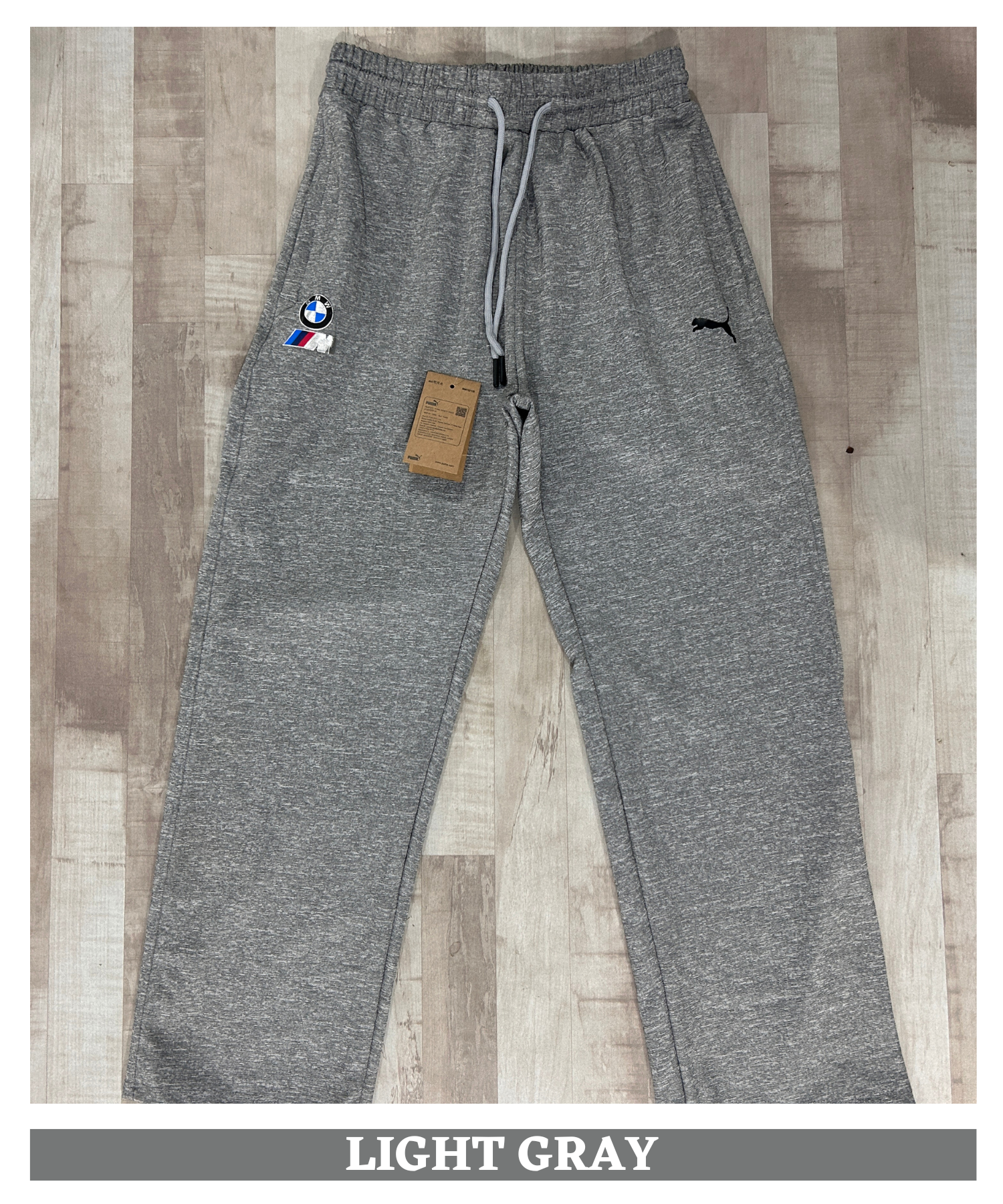 Imported Poly Cotton Lycra TrackPant (GSM 250) | Dual Branding Logo | Straight Fit — view 3