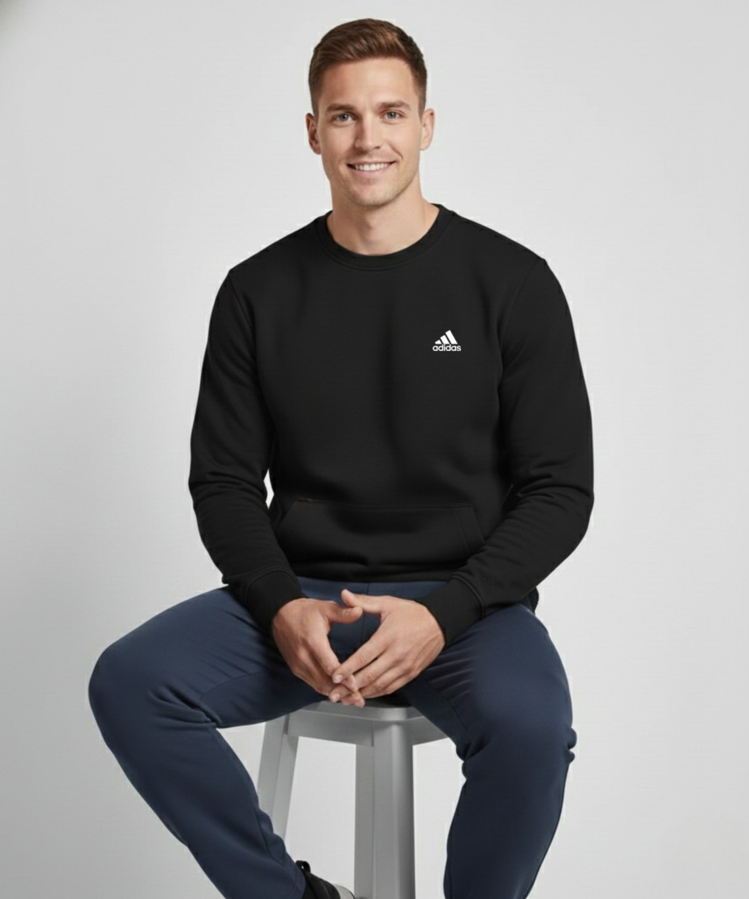 Imported Russian Fleece Lycra SweatShirts (GSM 350) — view 5
