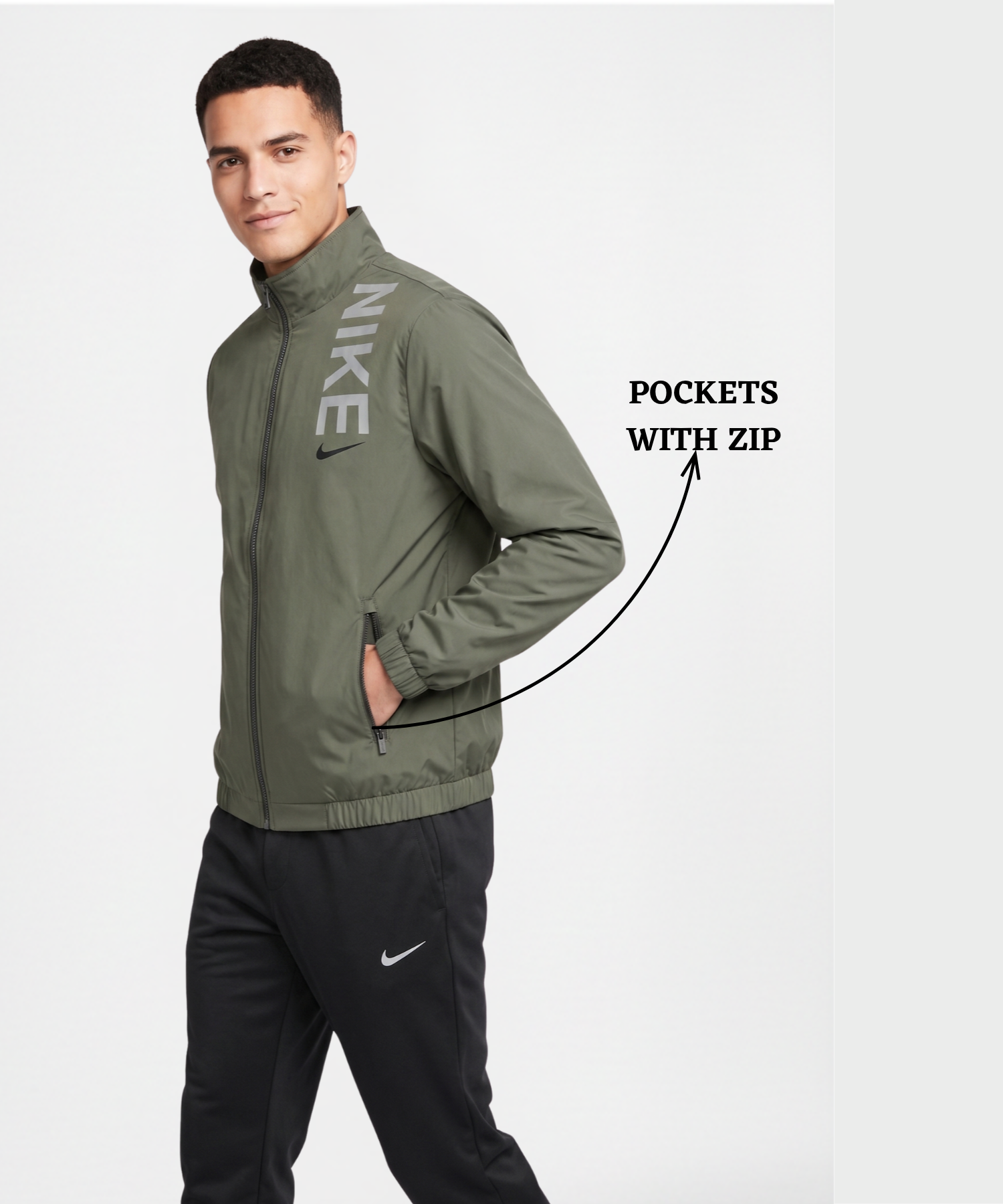 Imported Premium Feather Touch Windcheater Jackets With Inner Linning Fabric | 350 gsm | Regular Fit — view 5