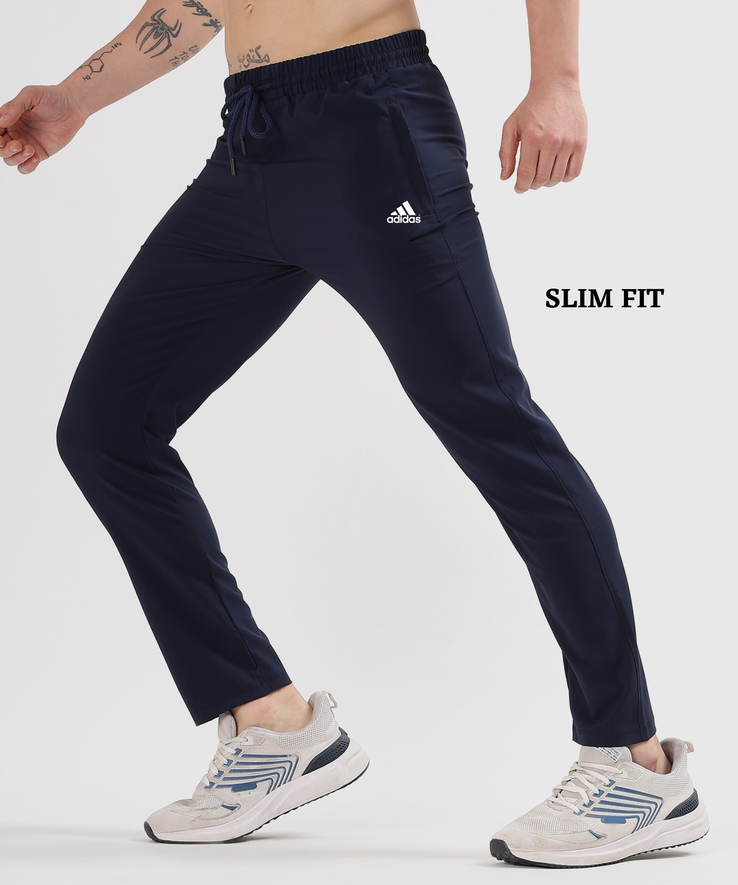 Imported Ns Parachute Lycra Trackpant (15% Lycra 145 GSM) — view 10
