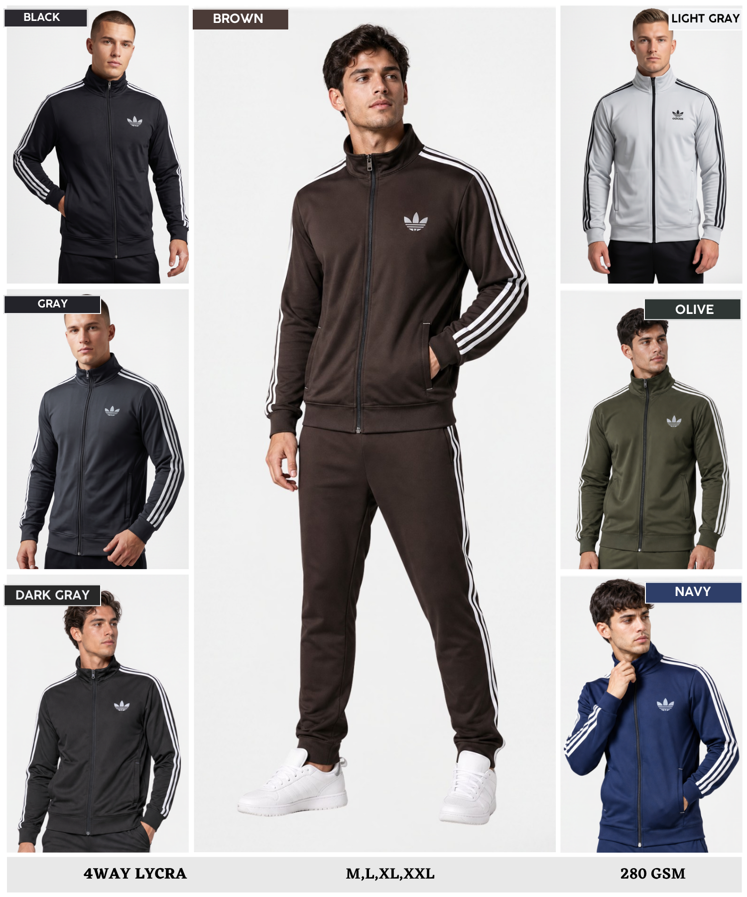 Man's Imported 4way Lycra Jackets | GSM 280 | Regular Fit — view 9