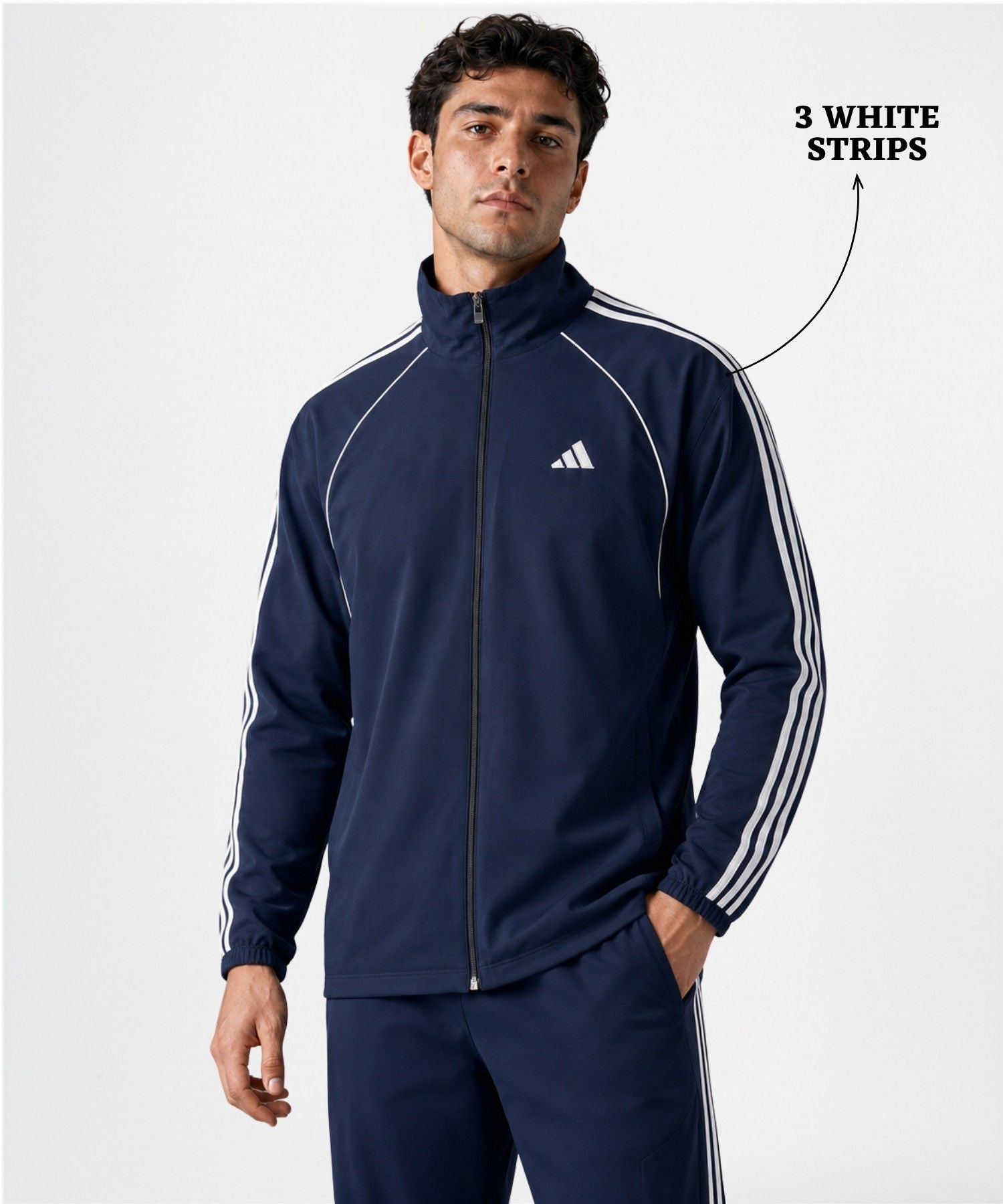 Men's Premium Imported Nylon crush Lycra Sports Jacket | Without Inner Fabric — view 2