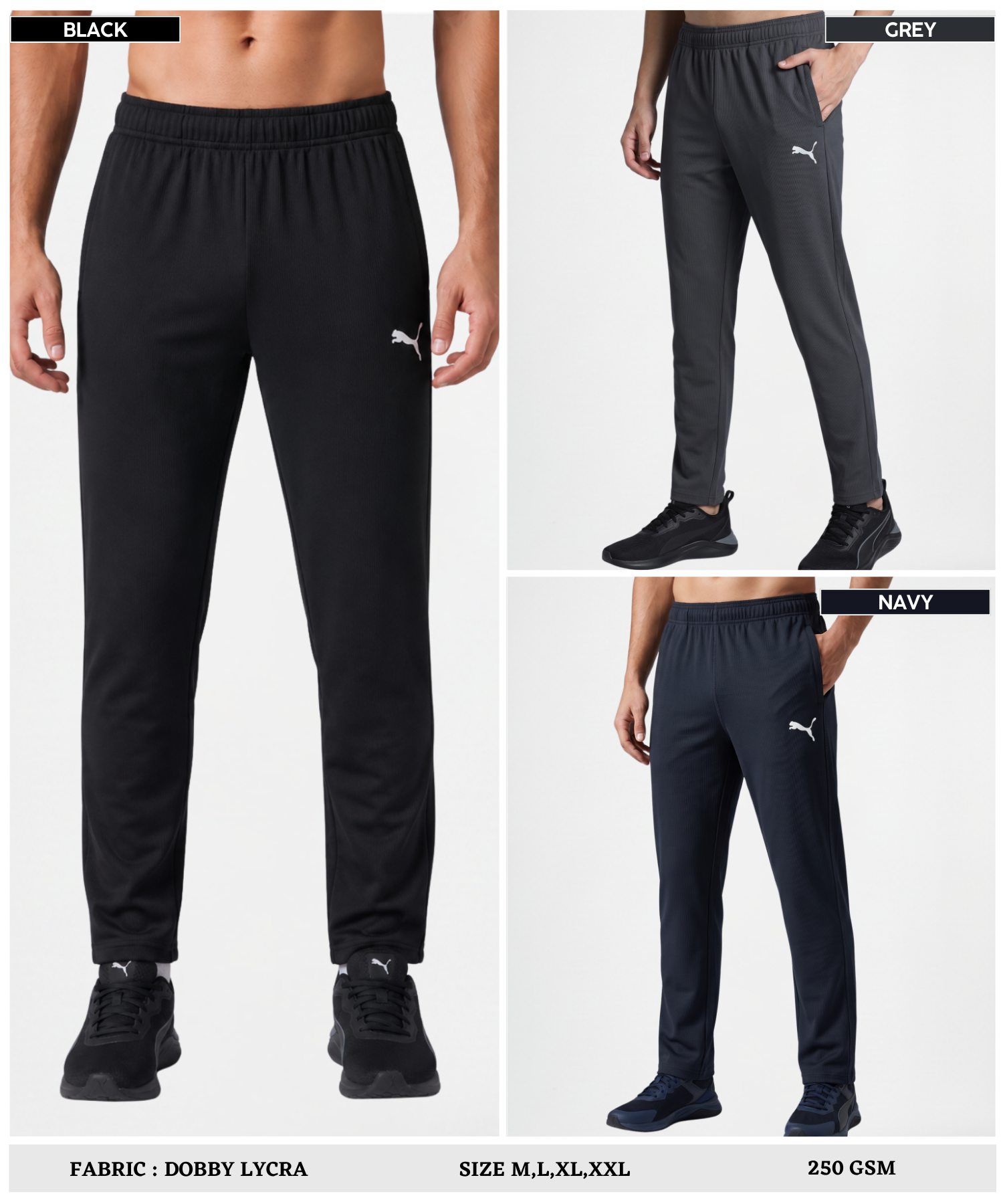 Imported Dobby Lycra TrackPant (GSM 250) — view 7