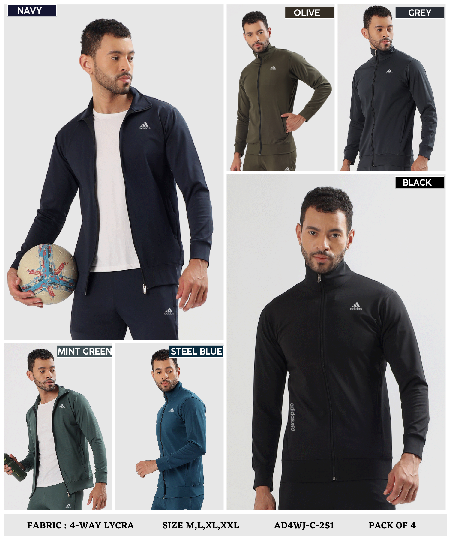Imported 4way Lycra Jackets (GSM 290)