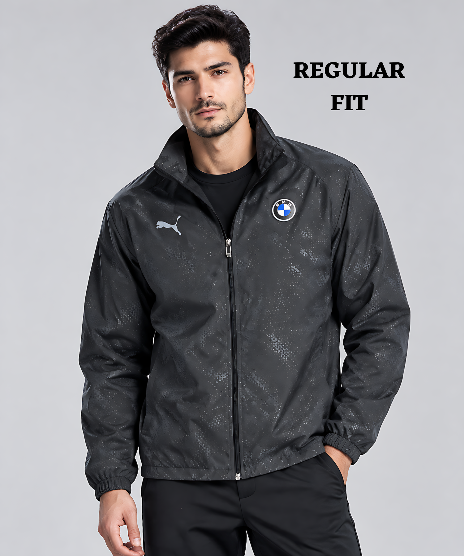 Imported Premium Quality TPU Embossed Windcheater With Inner Lining | Dual Branding Logo | GSM 350 | Regular Fit — view 9