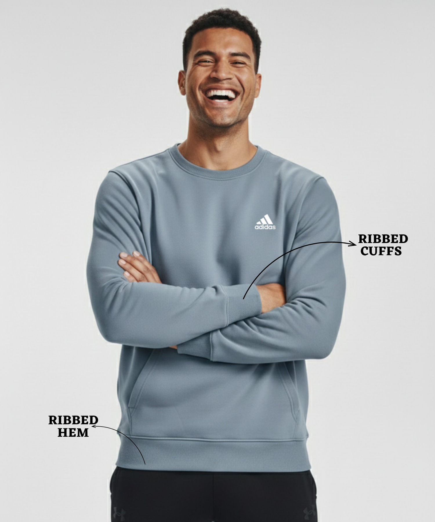 Imported Russian Fleece Lycra SweatShirts (GSM 350) — view 4