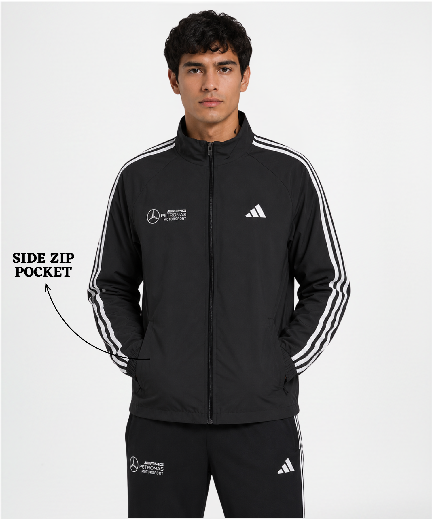 Men's Premium Imported Nylon crush Lycra Sports Jacket | Without Inner Fabric — view 8