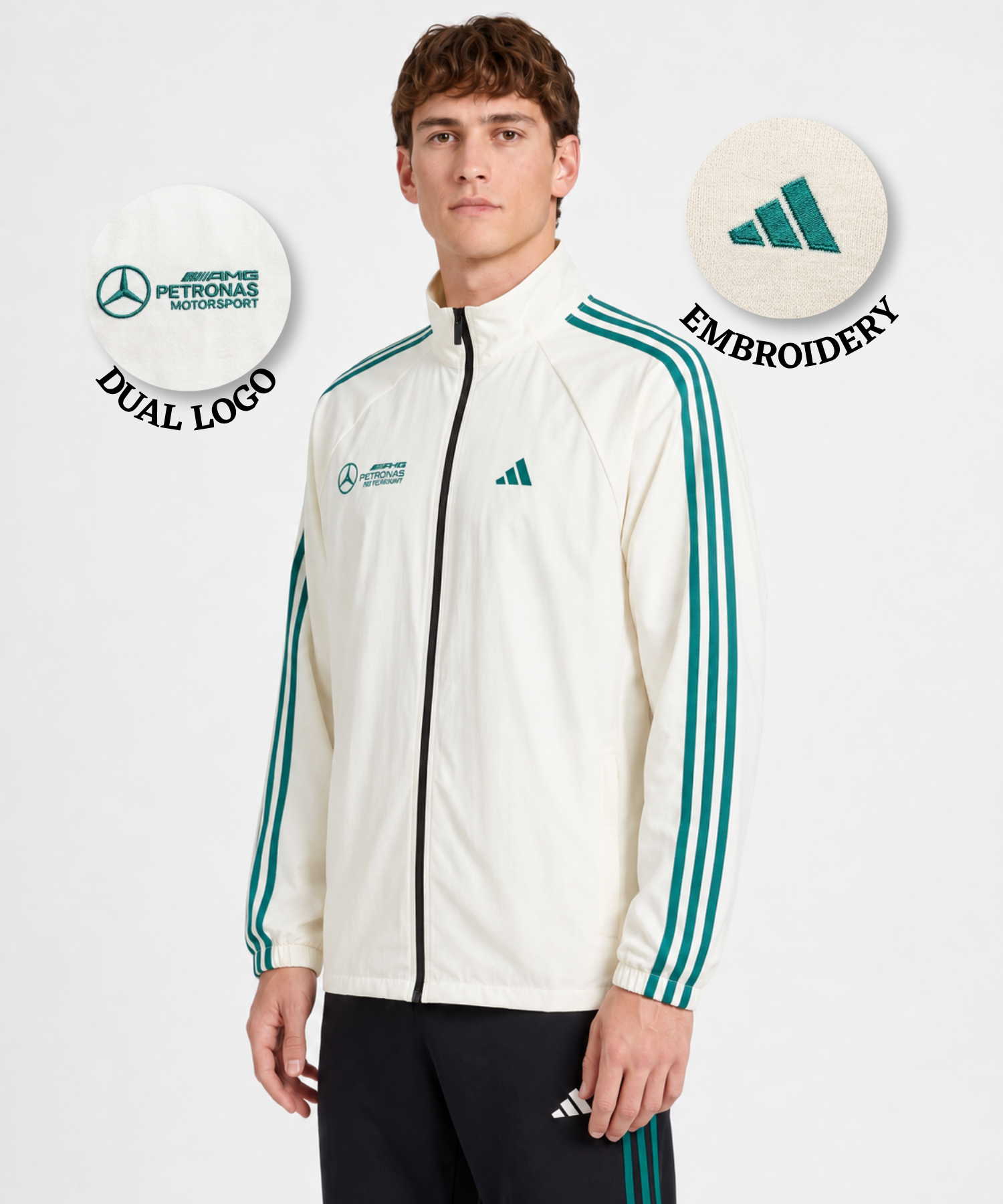 Men's Premium Imported Nylon crush Lycra Sports Jacket | Without Inner Fabric — view 4