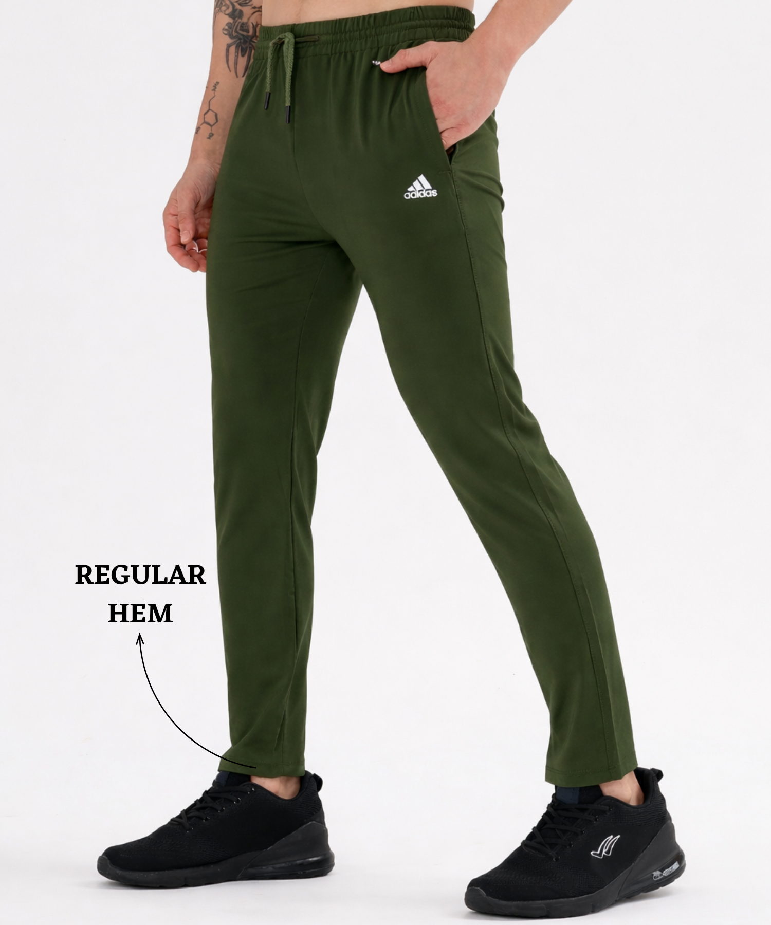 Imported Ns Parachute Lycra Trackpant (15% Lycra 145 GSM) — view 11
