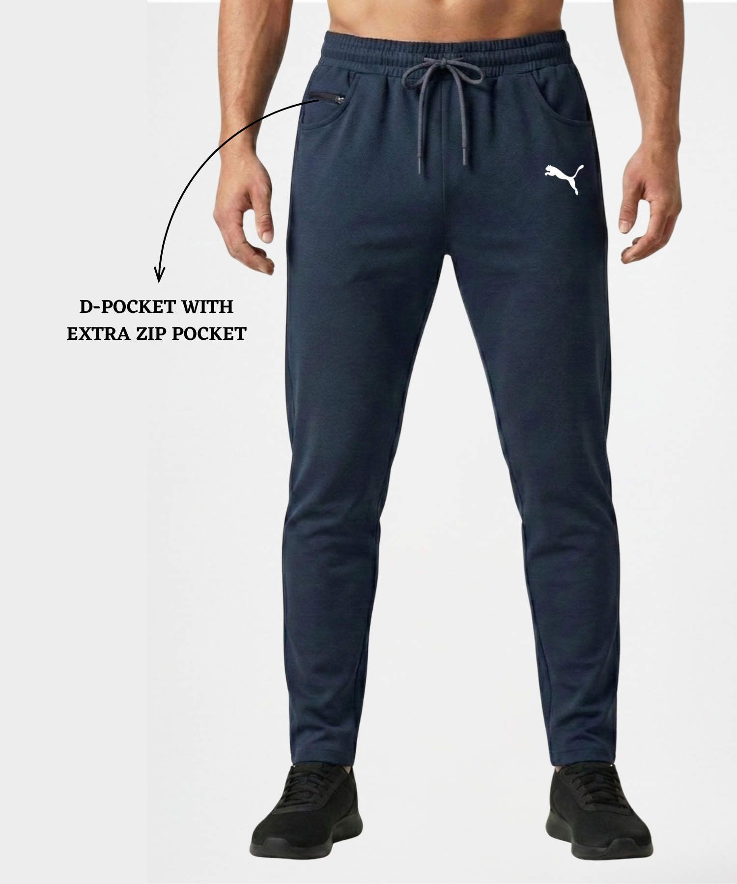 Imported Dobby Lycra Lower (GSM 250) | D-Pocket with Extra Coin Pocket — view 6