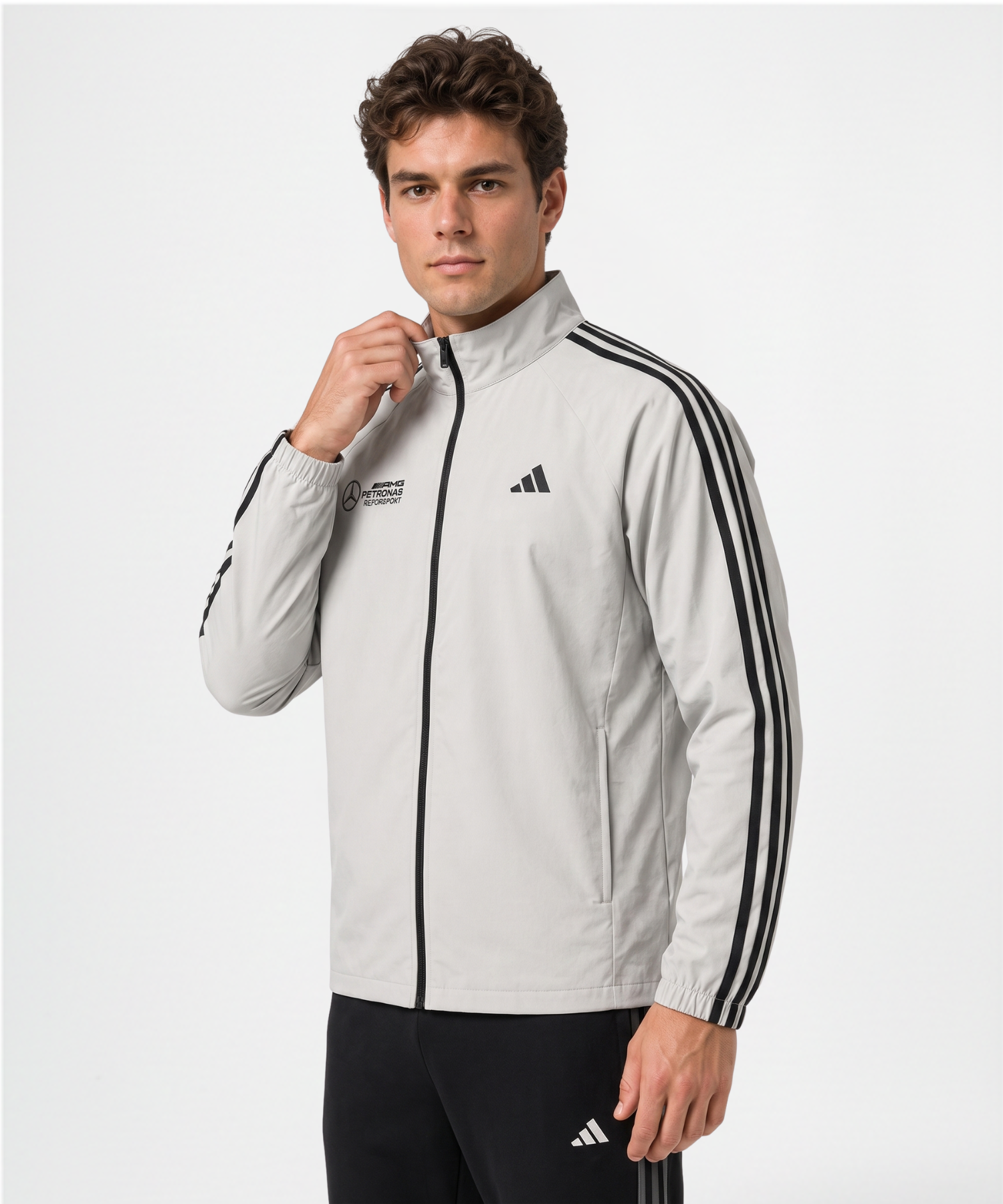 Men's Premium Imported Nylon crush Lycra Sports Jacket | Without Inner Fabric — view 9