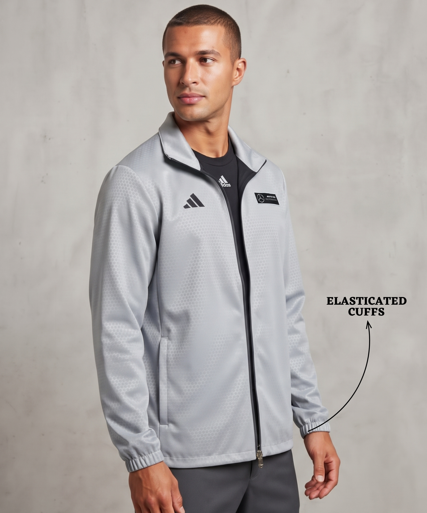 Imported Premium Quality TPU Embossed Windcheater With Inner Lining | Dual Branding Logo | GSM 350 | Regular Fit — view 6