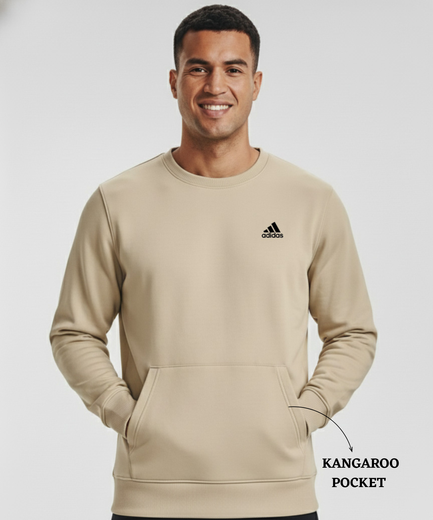 Imported Russian Fleece Lycra SweatShirts (GSM 350) — view 6